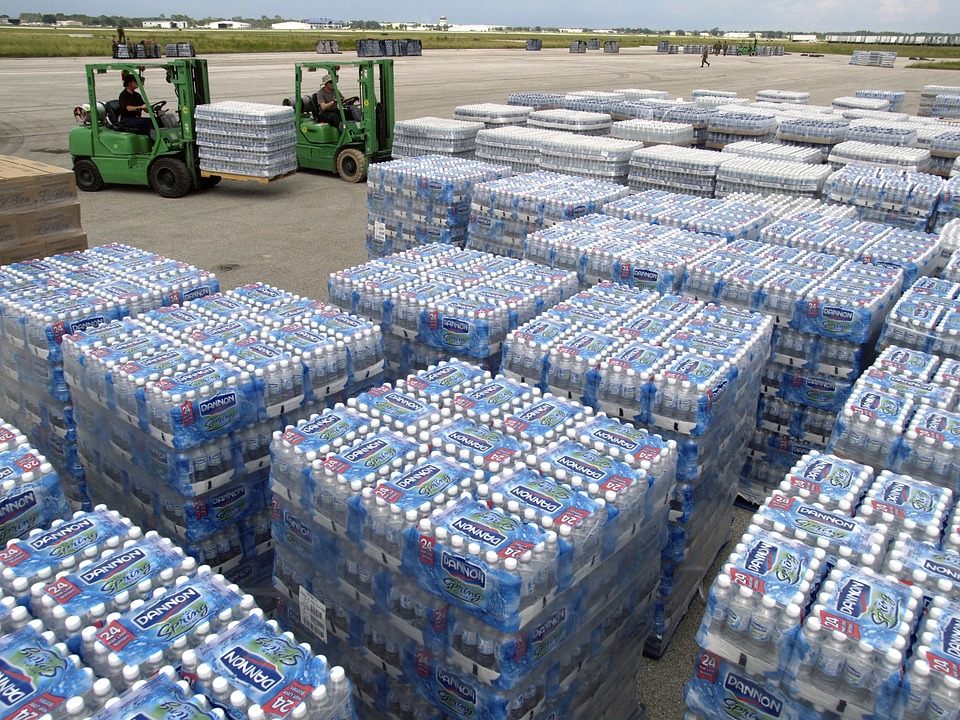 Water for hurricane relief